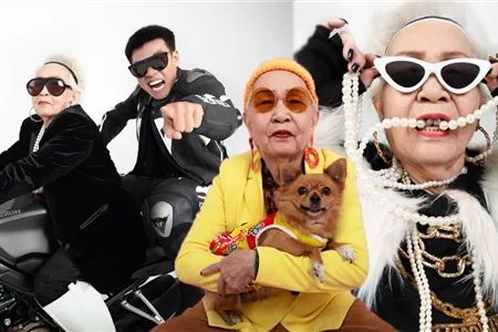 Bà ngoại rapper Wowy cực ngầu chiếm trọn spotlight