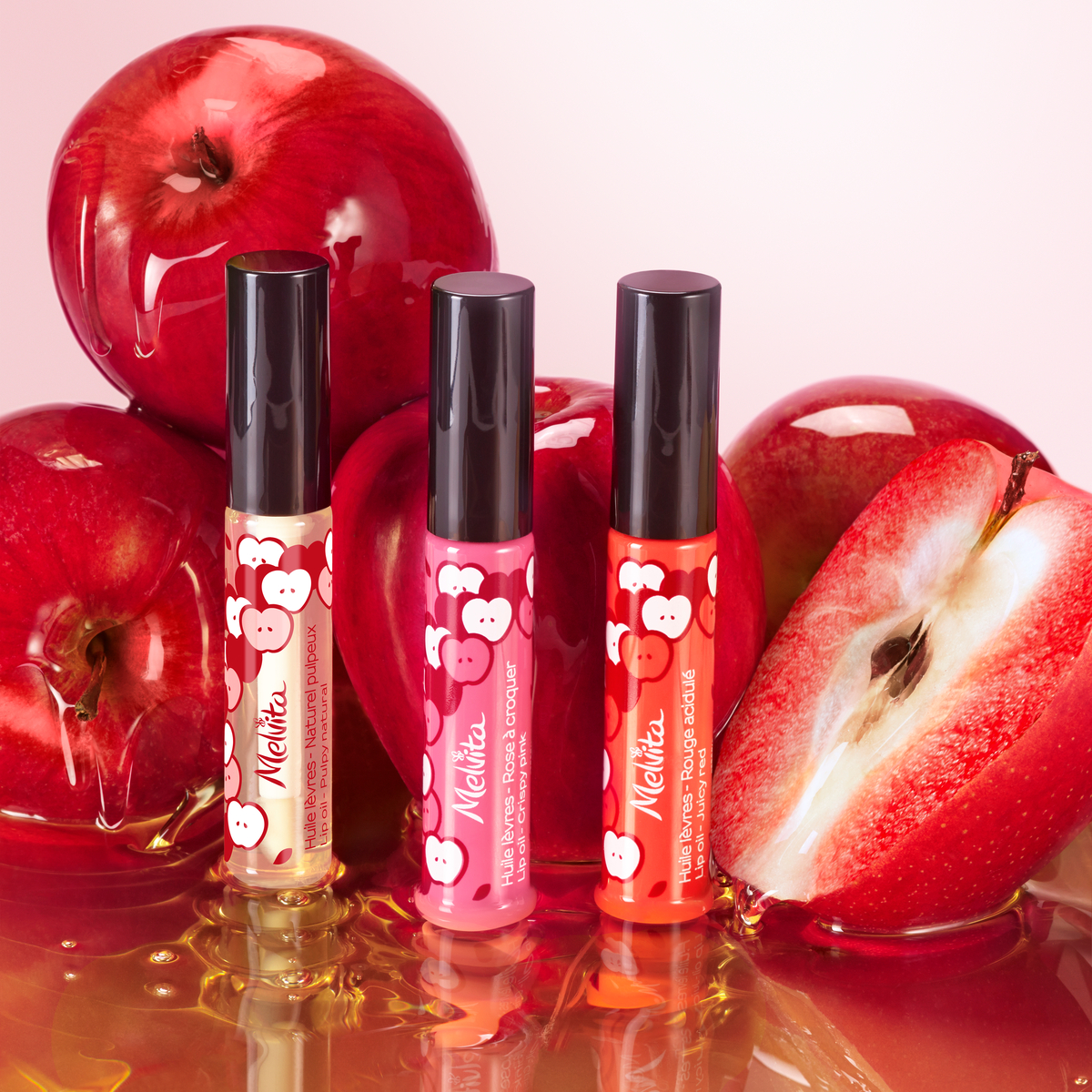 Melvita Red Apple Lip Oil phục hồi và dưỡng ẩm môi hiệu quả 